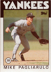 1986 Topps Baseball Cards      327     Mike Pagliarulo